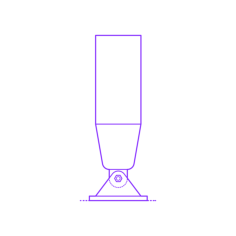 Buildings Steel Connections Pin Hinge Rounded End Svg Line Art, Free Vectors File